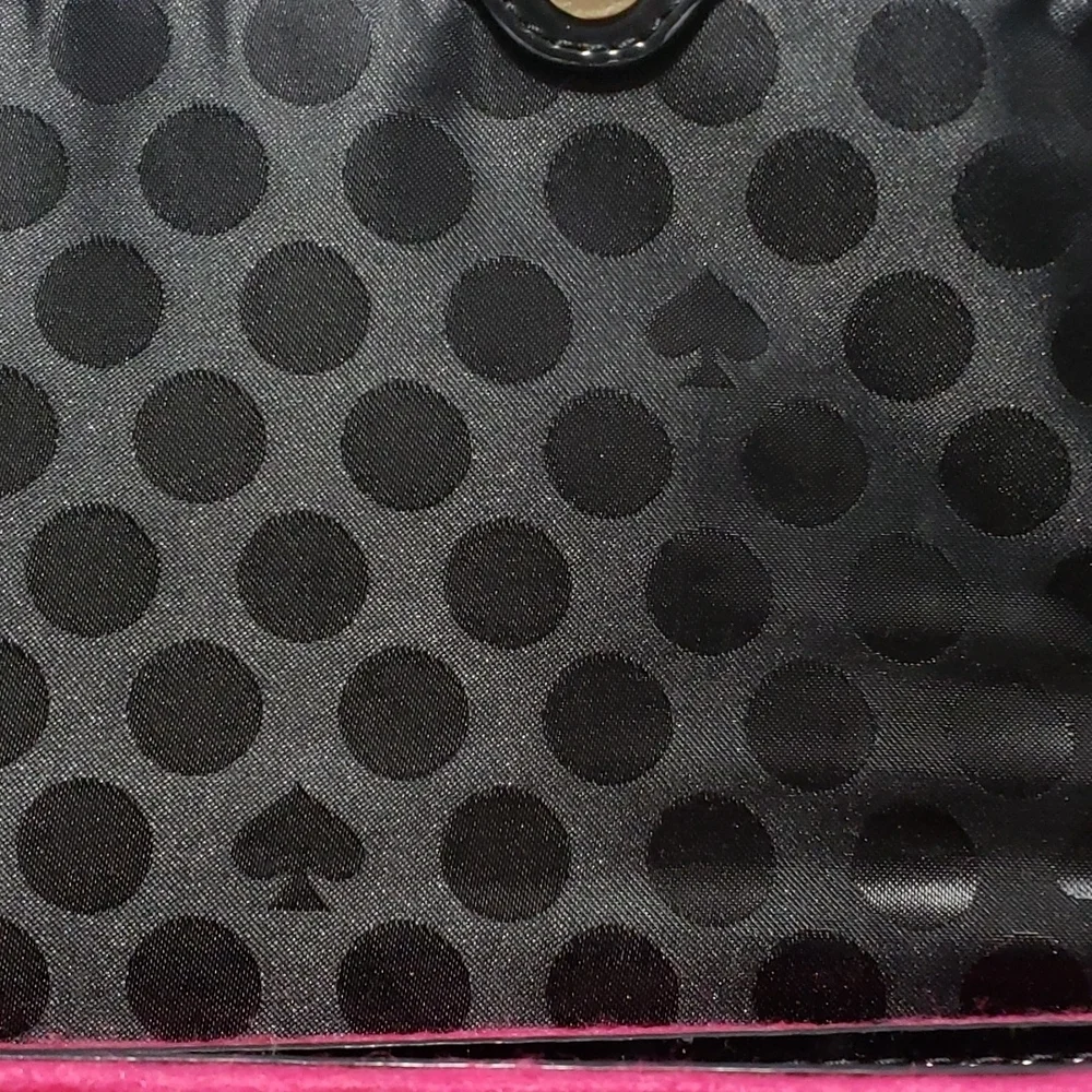 Kate spade pink and red felted crossbody rare